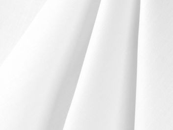 200 Thread Count Cotton Percale Sheeting, White