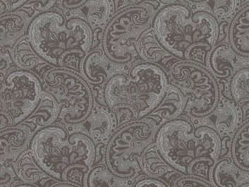 Agal Paisley Cotton Poplin  Print, Beige