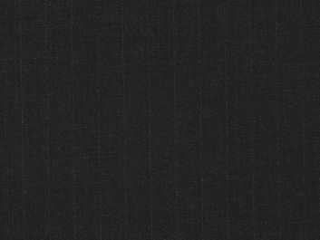 Alfred Brown Merino Two Fold Wool with Stripe, Charcoal