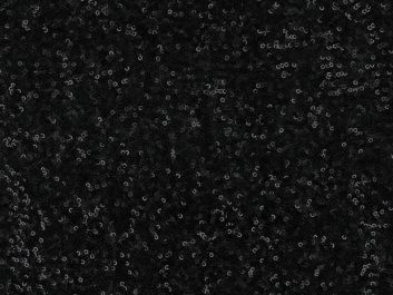 All Over Sequin Tulle, Shiny Black