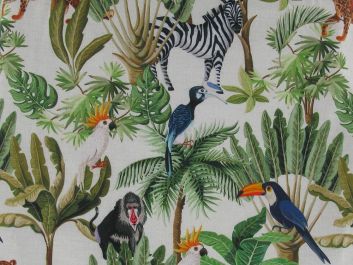 Animal Kingdom Cotton Poplin Print