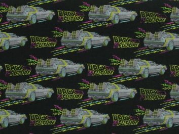 Back To The Future Cotton Print