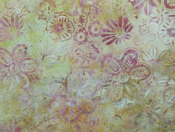 Bali Batik Cotton, Meadow Flower, Dijon