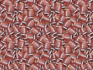 Ball Games Cotton Print, American Football