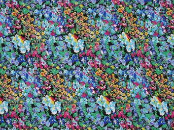 Bold Flower Print - Turquoise
