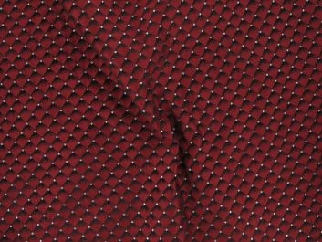 Brocade Squares - Red with Silver