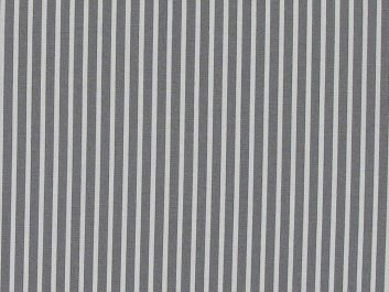 Candy Stripe Cotton Poplin, Grey