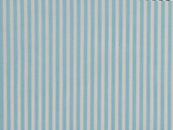 Candy Stripe Polycotton Print, Baby Blue