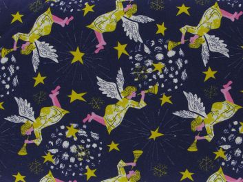 Christmas Angels Cotton Jersey