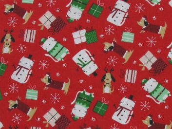 Christmas Pets and Presents, Red