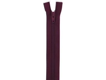 Closed End Dress Zip, 14 Inch, Burgundy
