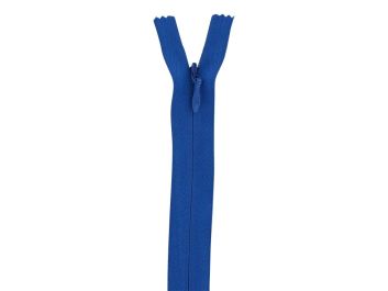 Concealed Invisible Closed End Dress Zip, 22 Inch, Royal