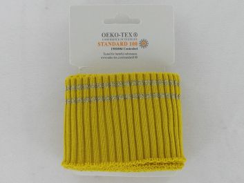 Cotton Cuffing 1.10m Packs, Double Lurex Stripe, Ochre