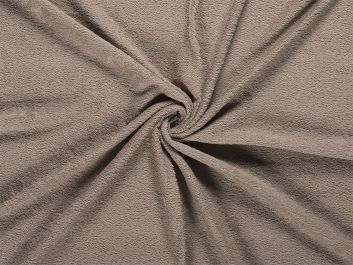 Cotton Rich Towelling, Light Brown