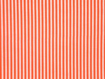 Craft Collection Cotton Print, Candy Stripe, Orange