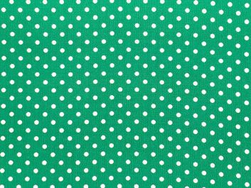 Craft Collection Cotton Print, Small Spot, Emerald