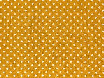 Craft Collection Cotton Print, Small Spot, Mustard