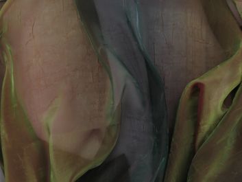 Creased Organdy - Brown