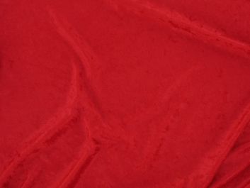 Crushed Velour - Red