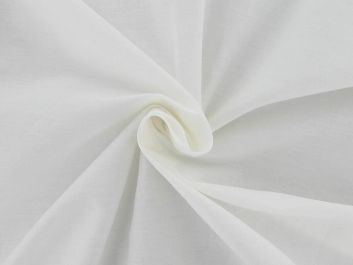Deadstock Plain Cotton Poplin, Ivory