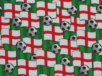 England Football Polycotton Print