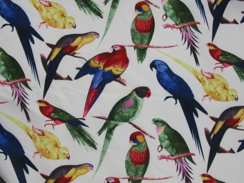 Exotic Birds Polyester Print