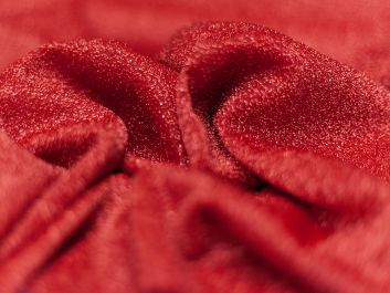 Fancy Firefly Metallic Knit - Red