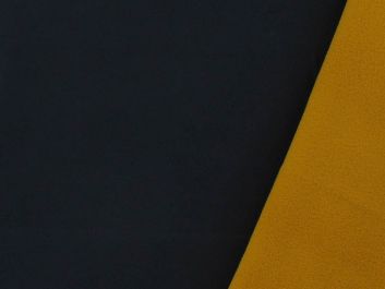 Fleece Backed Showerproof Soft Shell, Navy and Gold