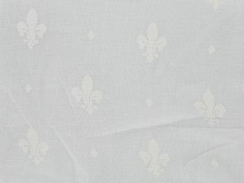 Fleur De Lis Printed Muslin