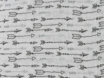 Flying Arrows Cotton Double Gauze