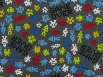 Game Over Brushed Cotton Winceyette