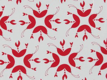 Geometric Crab Cotton Print