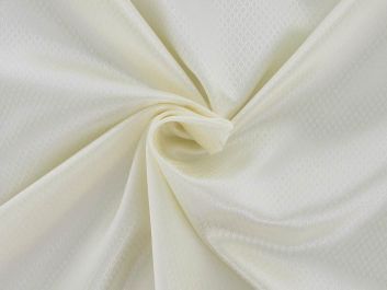 Geometric Diamond Polyester Lining, Cream