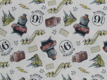 Hogwarts Express Digital Cotton Print