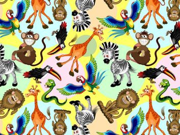Jolly Jungle Cotton Print