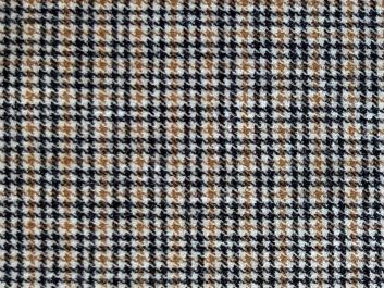 Kelso Dogtooth Check Wool Blend, Tan