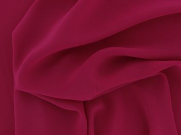 Koshibo Lightweight Polyester Crepe, Cerise