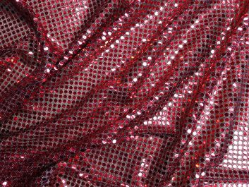 Large Sequin on US Knit - Red