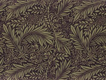 Larkspur Cotton Print, Damson