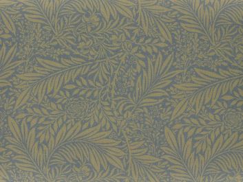 Larkspur Cotton Print, Grey