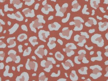 Leopard Spot Jersey Print, Antique Pink