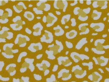Leopard Spot Jersey Print, Ochre