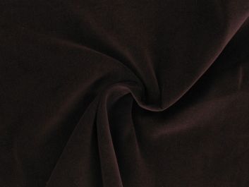 Lightweight Cotton Velvet 200  gsm, Brown