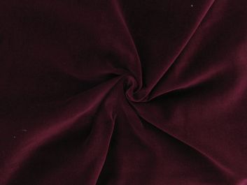 Lightweight Cotton Velvet 200  gsm, Wine