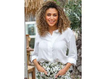 Lightweight Textured Cotton, Ochre