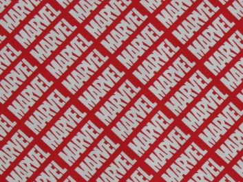 Marvel Logo Cotton Print
