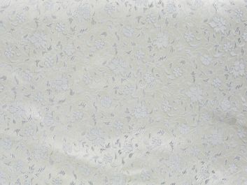 Metallic Brocade - Cream