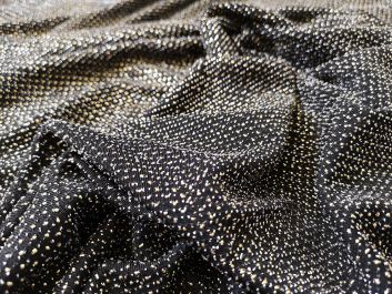 Metallic Knit Dobby, Black