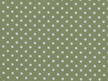 Mini Dots Cotton Poplin Print, Sage