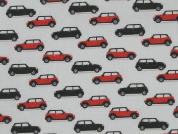 Mini Driving Adventure Cotton Print